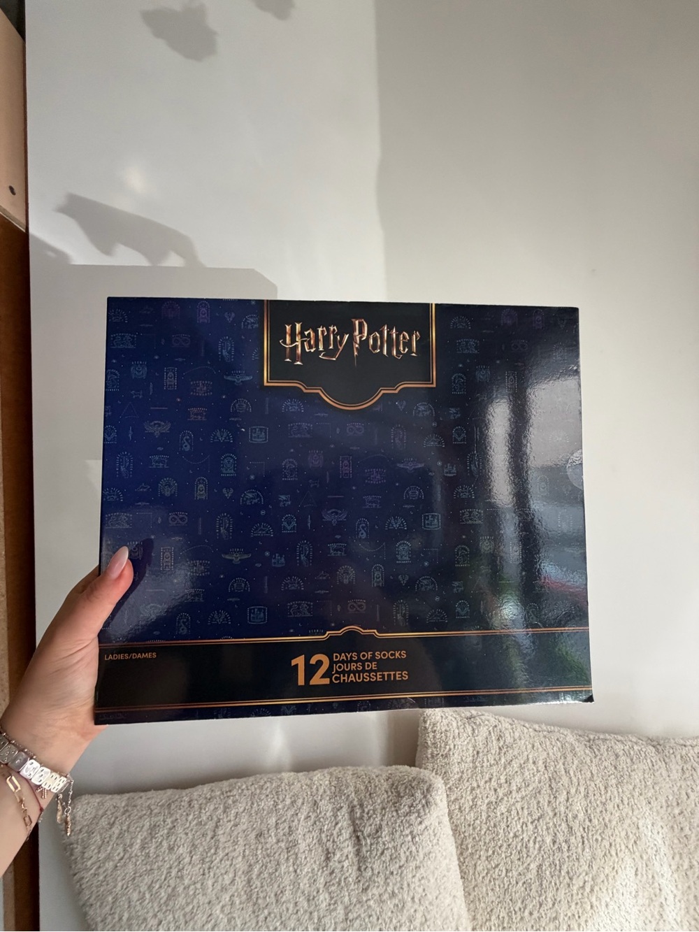 Harry Potter Women's 12 Days of Socks Gift Box - Navy